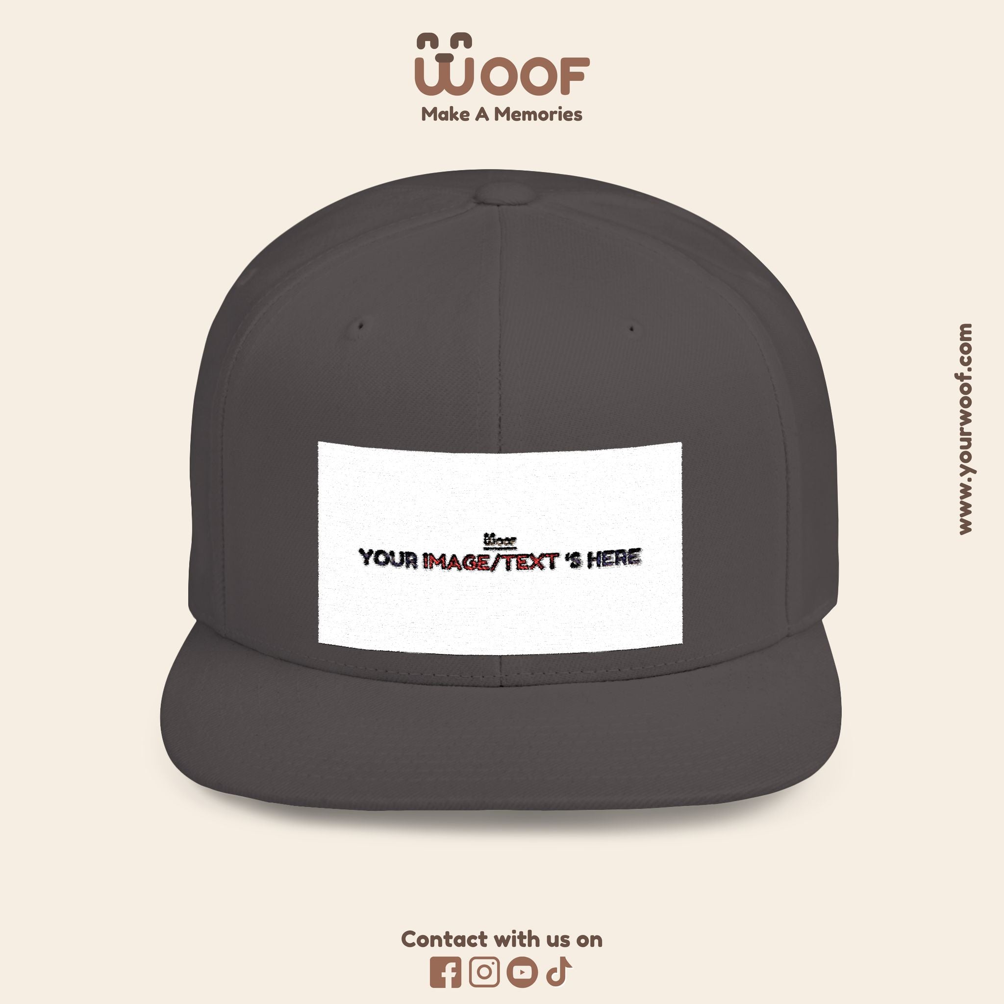 Stylish Flat Bill Snapback Hat, Custom Cap, Trendy Streetwear, Gift for Him/Her, Perfect for Events & Fashion Lovers