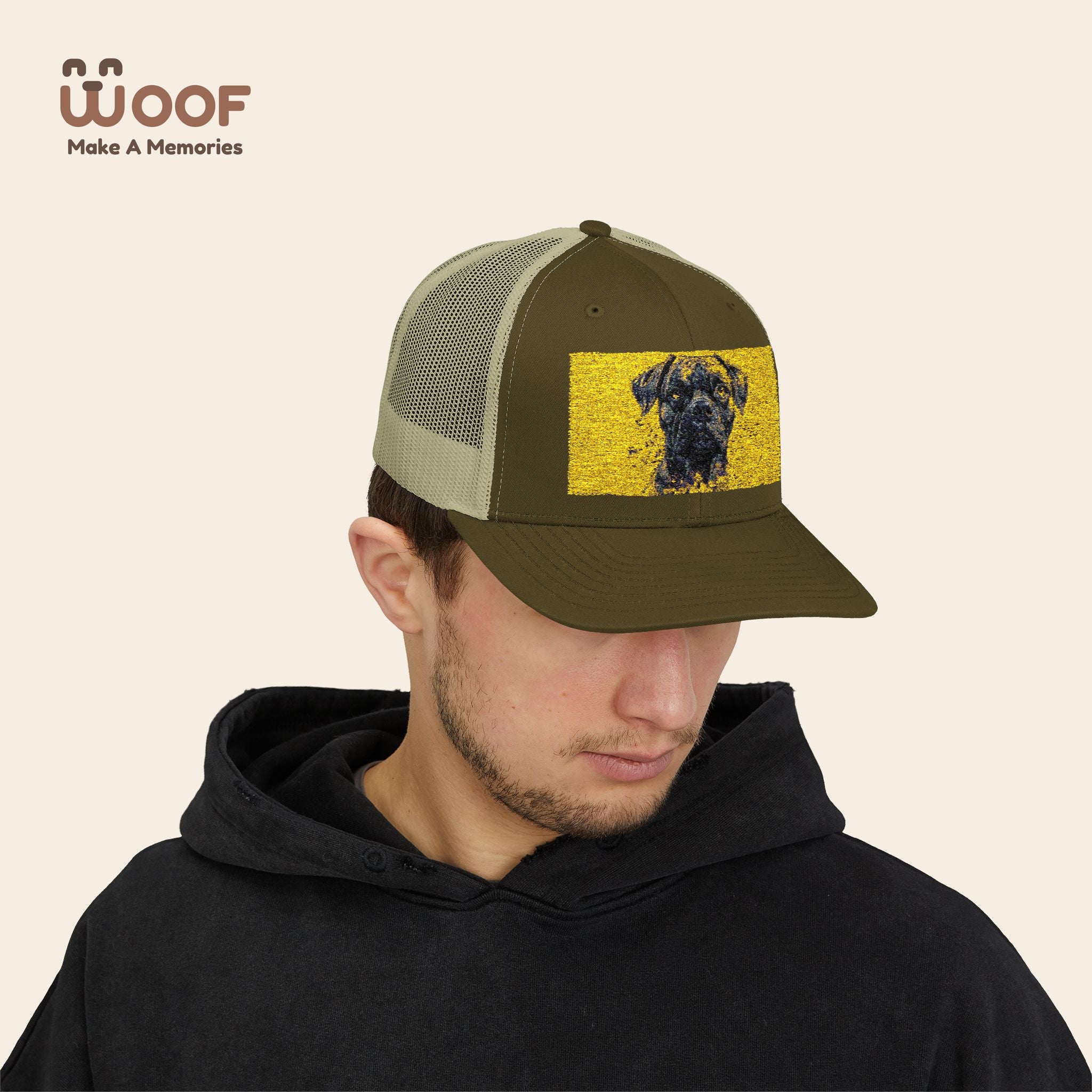 Personalized Dog Lover Snapback Cap, Adjustable Trucker Hat, Gift for Dog Owners, Pet Memory Cap, Fun Customizable Hat
