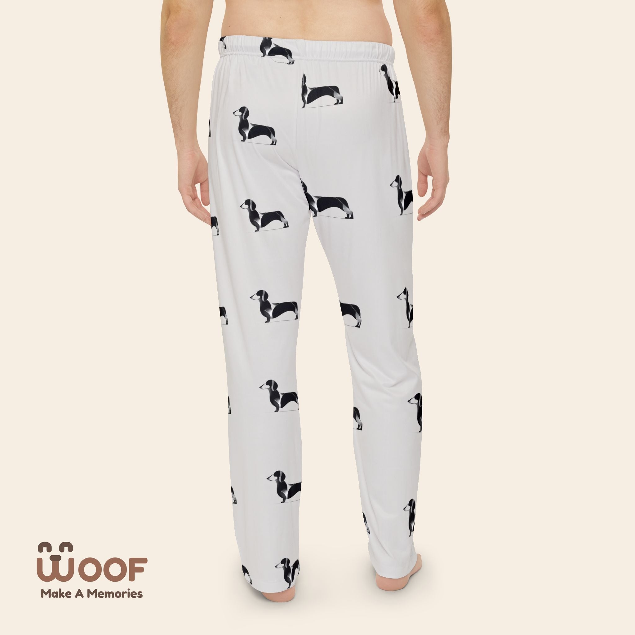 Men's Dog-Themed Pajama Pants, Cozy Lounge Pants, Perfect for Dog Lovers, Gift for Pet Owners, Cute Sleepwear, Home Comfort Wear
