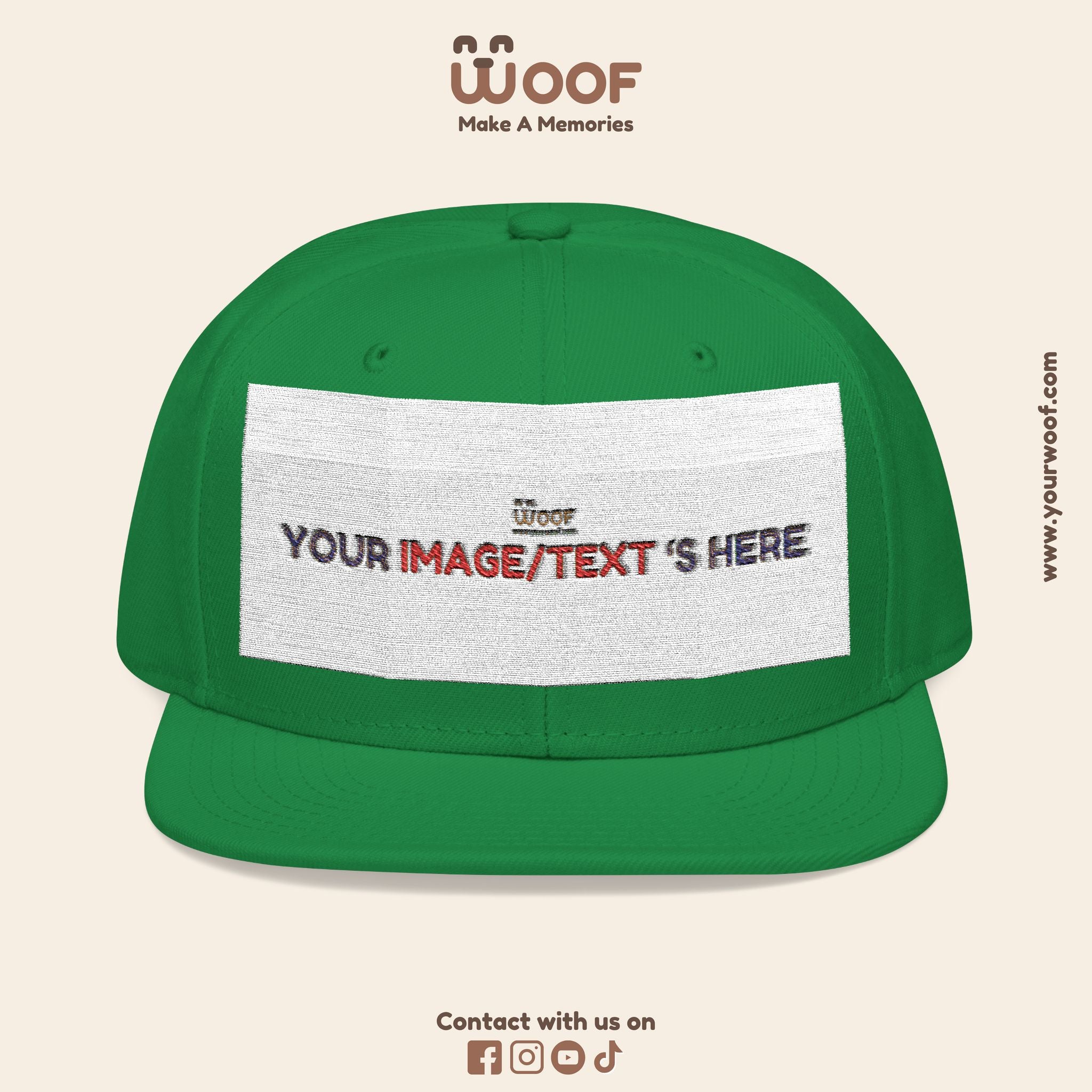 Custom Embroidered Snapback Hat, Personalized Cap, Unique Gifts, Dad Hat, Fashion Accessory, Customized Headwear