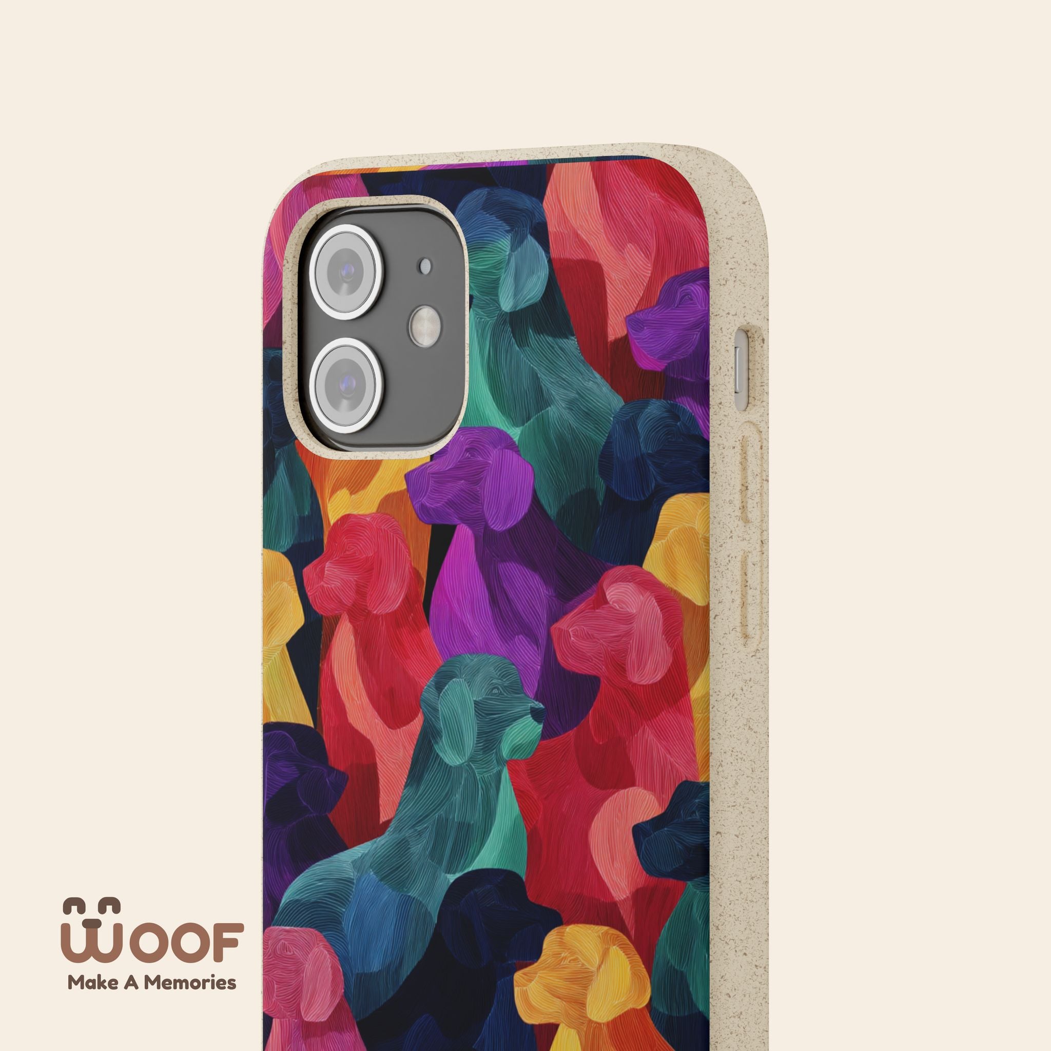 Colorful Dog-Themed Biodegradable Phone Cases, Eco-friendly Gifts for Pet Lovers, Sustainable Accessories for Everyday Use, Dog Lover [...]