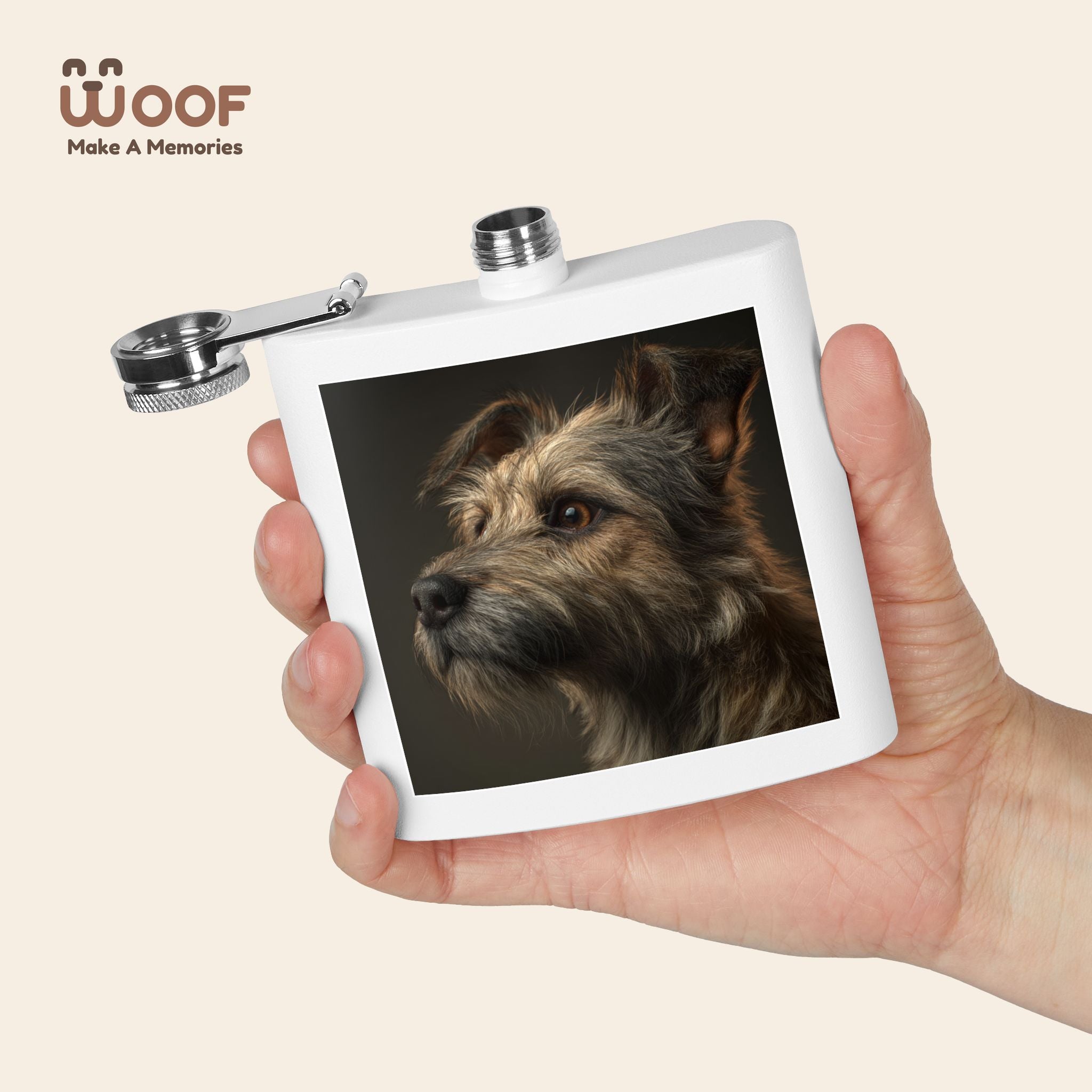 Personalized Dog Lover's Flask, Stainless Steel Flask Gift for Pet Owners, Custom Engraved Wine Flask, Dog-Themed Travel Flask, Unique [...]
