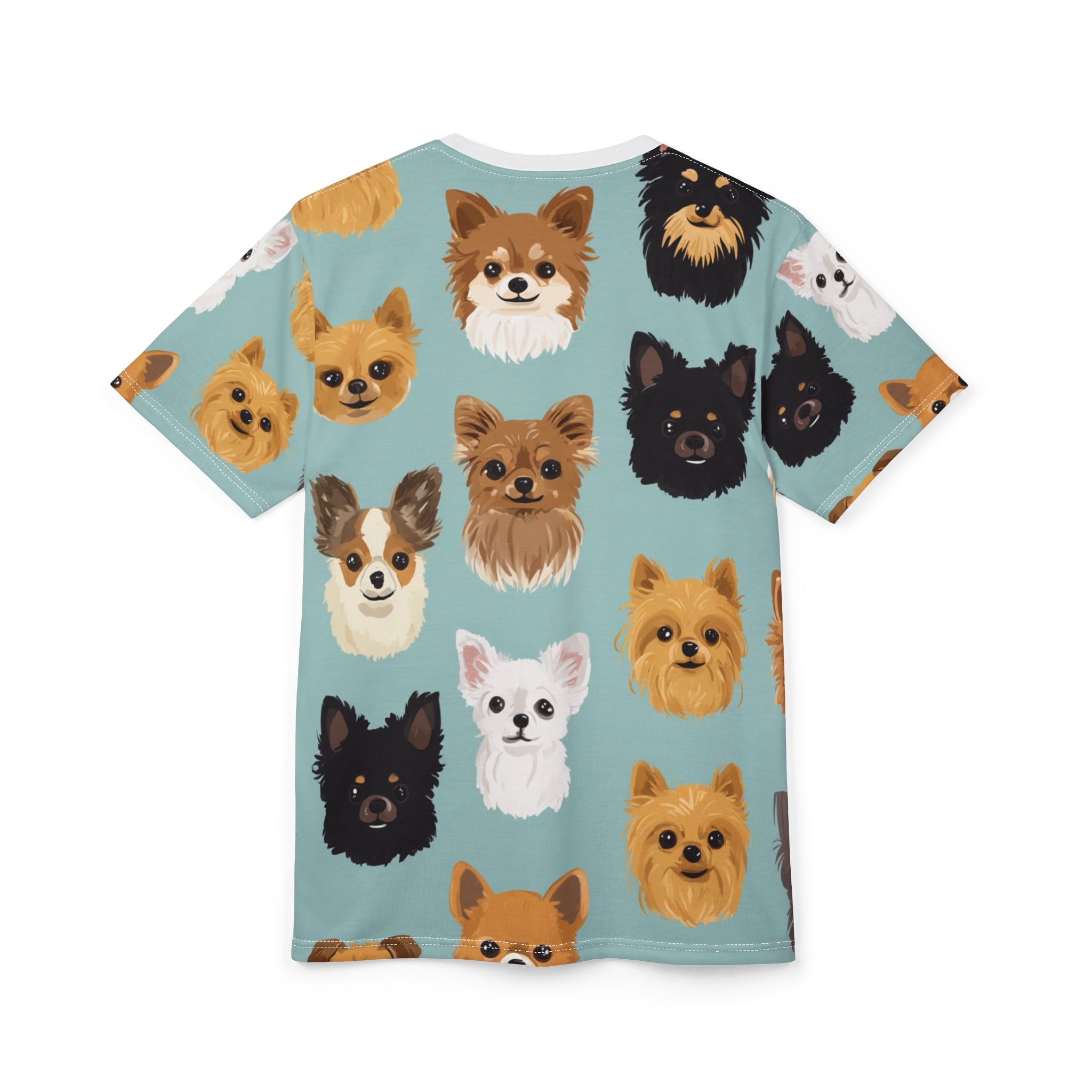 Cute Dog Print Unisex Tee, Pet Lover Shirt, Animal Lover Gift, Fun Graphic Tee, Dog-Themed Apparel