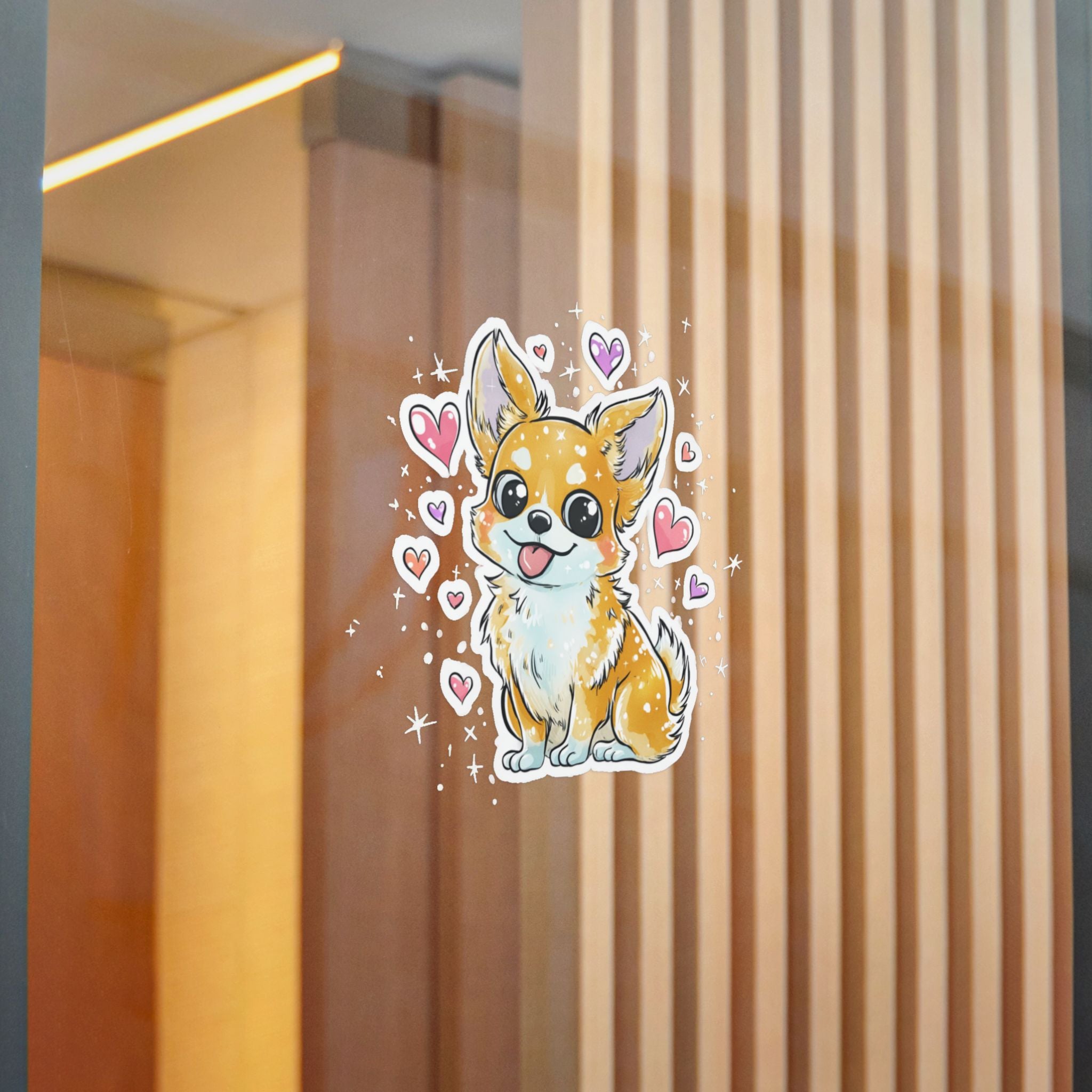 Cute Corgi Die-Cut Stickers - Loveable Dog Decor for Pet Lovers