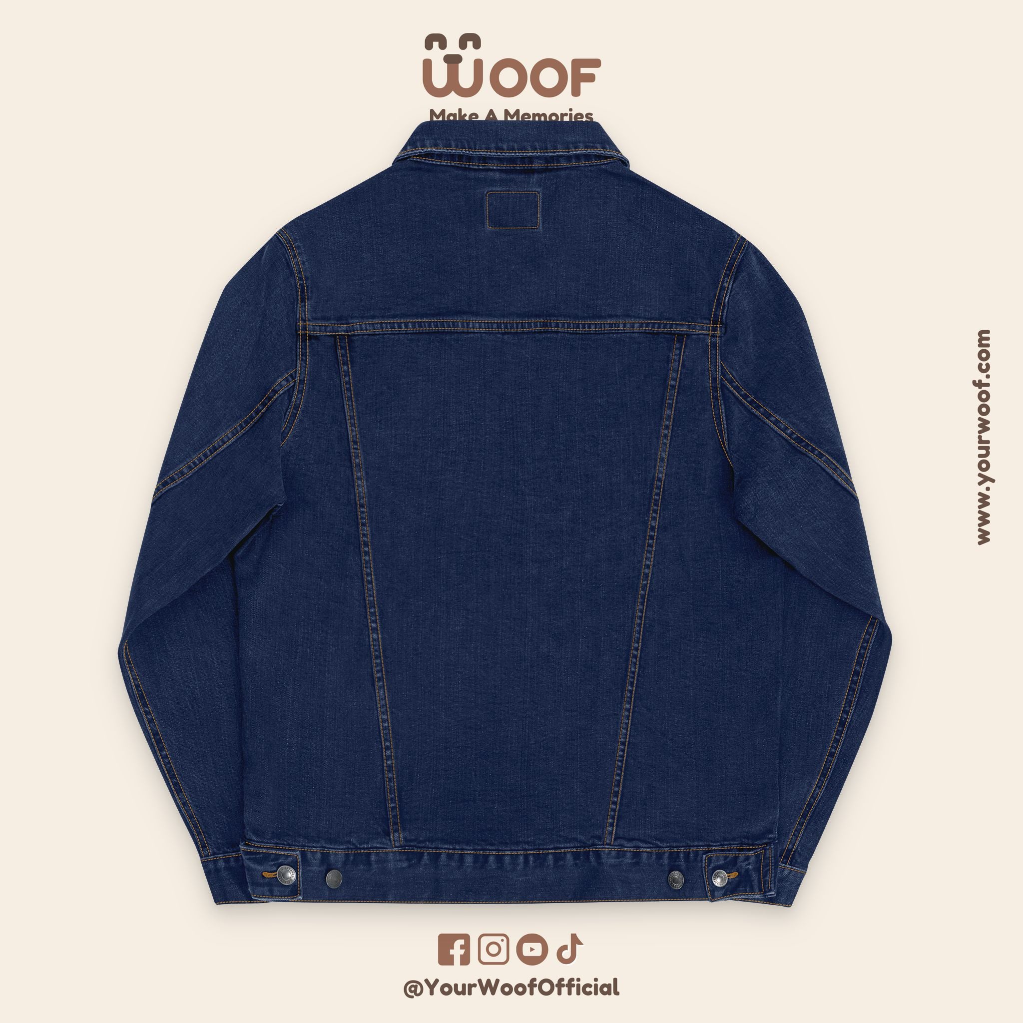 Stylish Unisex Embroidered Denim Jacket, Casual Wear, Gift for Dog Lovers, Trendy Outerwear, Vintage Style, Doggy Mom/ Dad Jacket
