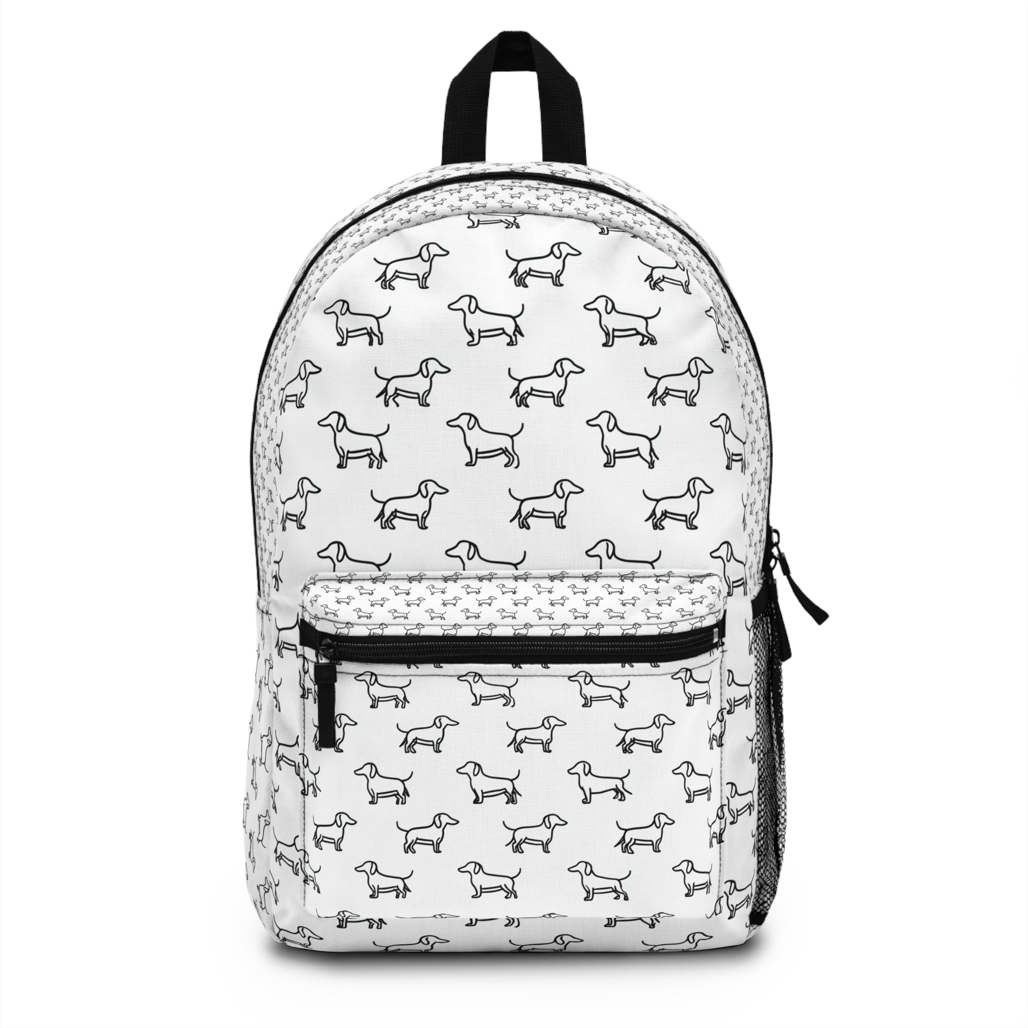 Dapper Dachshund Backpack, Cute Dog Backpack, Pet Lover Gift, School Bag, Stylish Tote for Dog Lovers