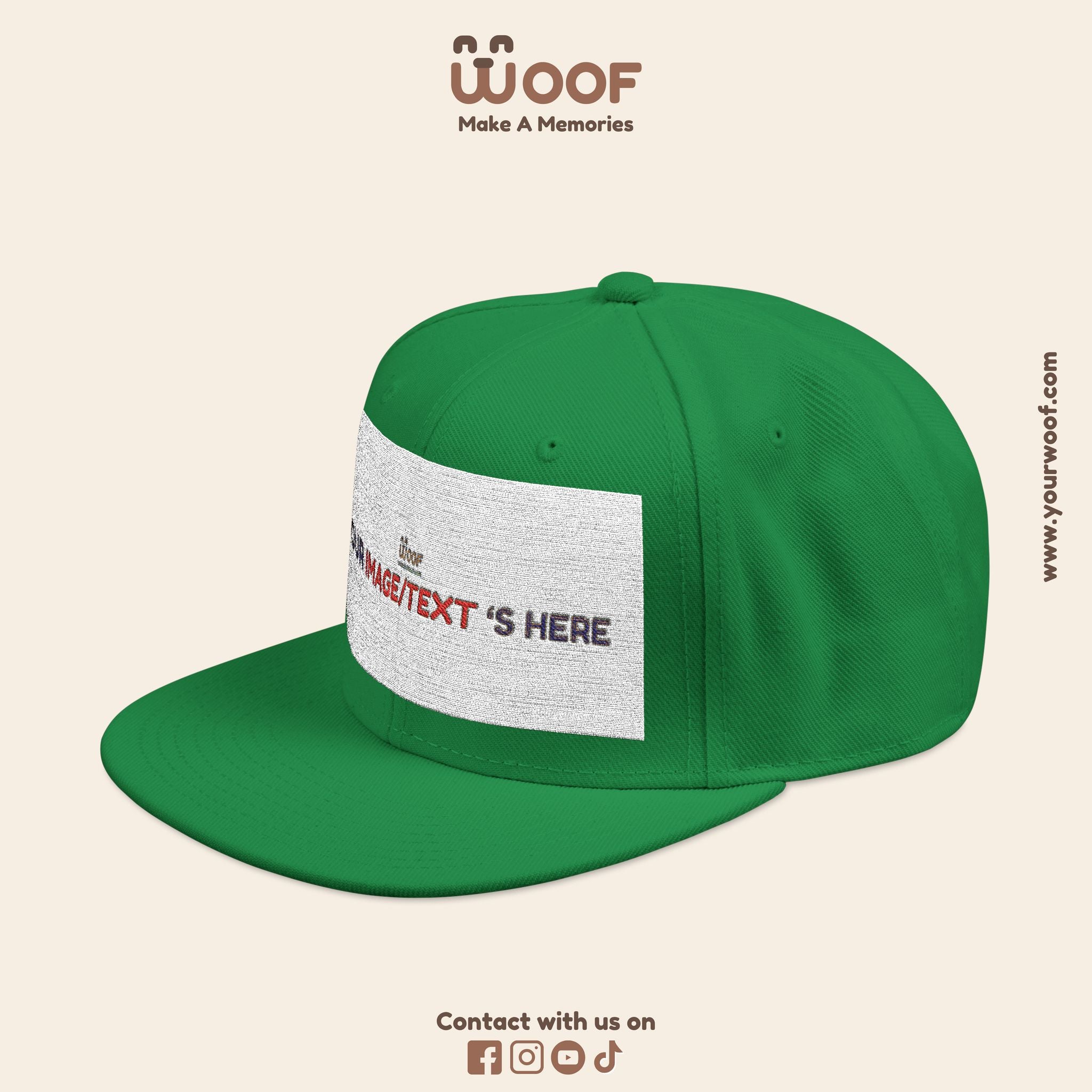 Custom Embroidered Snapback Hat, Personalized Cap, Unique Gifts, Dad Hat, Fashion Accessory, Customized Headwear