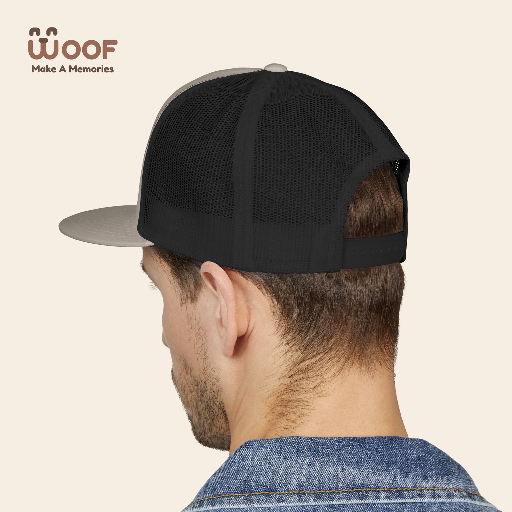 Stylish 5 Panel Trucker Cap – Custom Embroidered Hat, Perfect for Outdoor Adventures, Casual Wear, Summer Festivals, Gift Idea