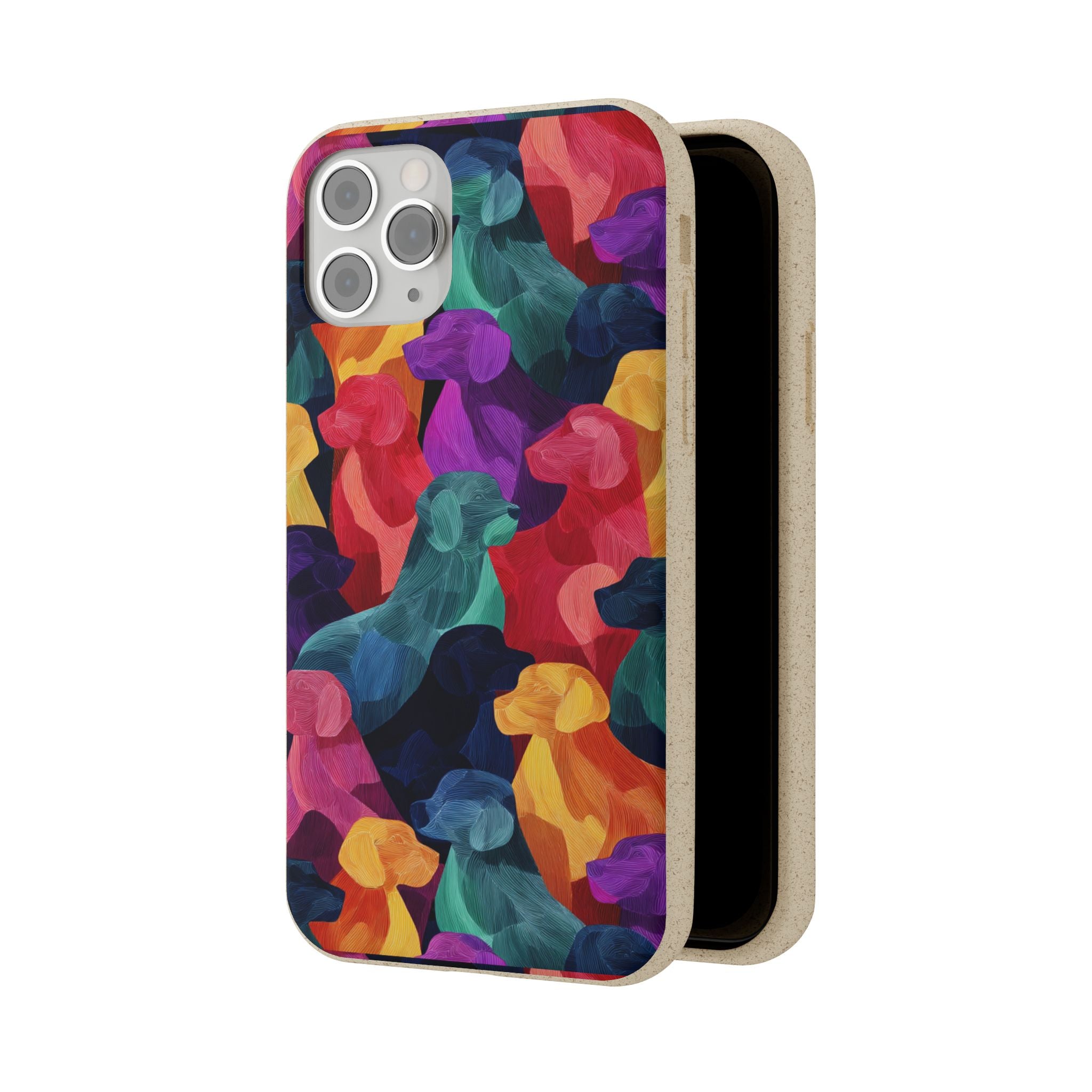 Colorful Dog-Themed Biodegradable Phone Cases, Eco-friendly Gifts for Pet Lovers, Sustainable Accessories for Everyday Use, Dog Lover [...]
