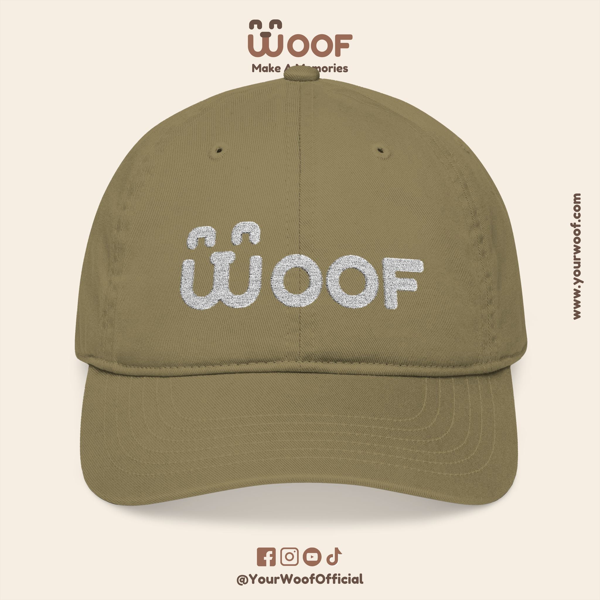 Organic Pet Lover Baseball Cap, Dog Lover Gift, Embroidered Cap, Casual Hat, Eco-Friendly Accessory, Dog Mom/Dad Cap
