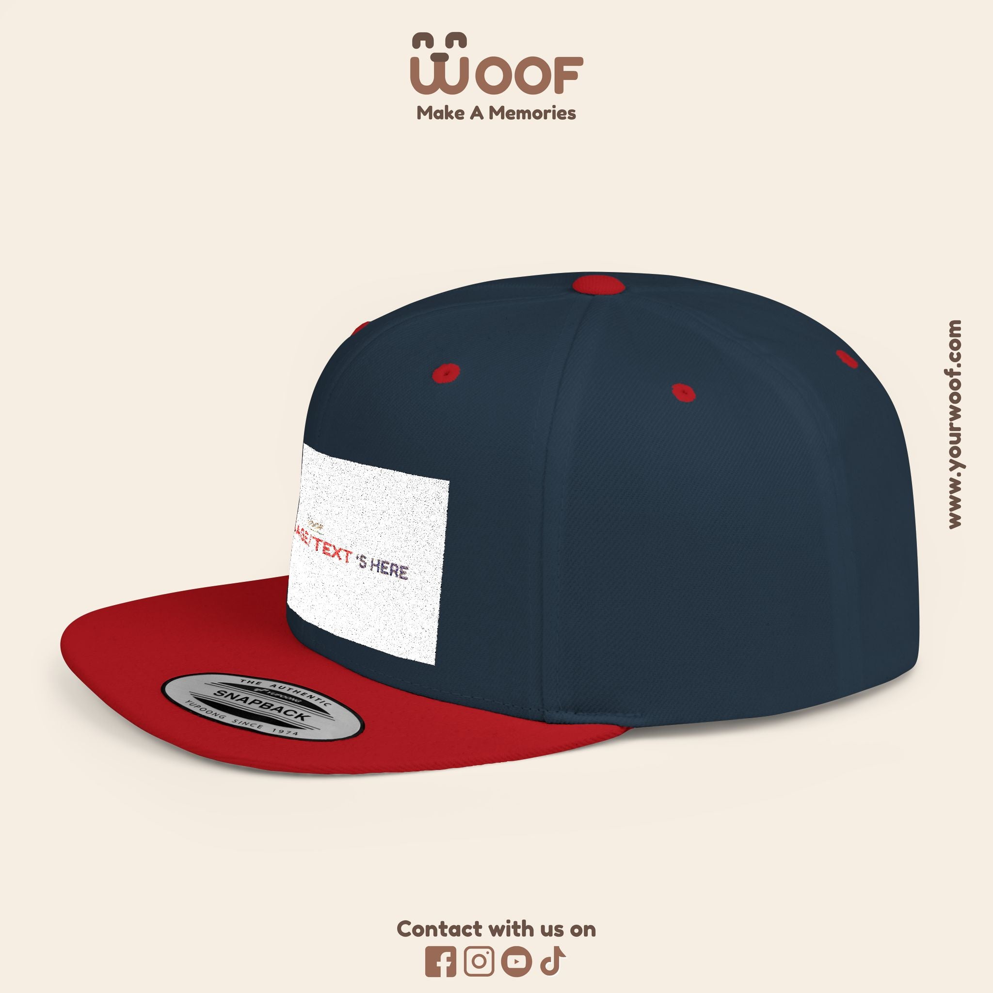 Stylish Flat Bill Snapback Hat, Custom Cap, Trendy Streetwear, Gift for Him/Her, Perfect for Events & Fashion Lovers