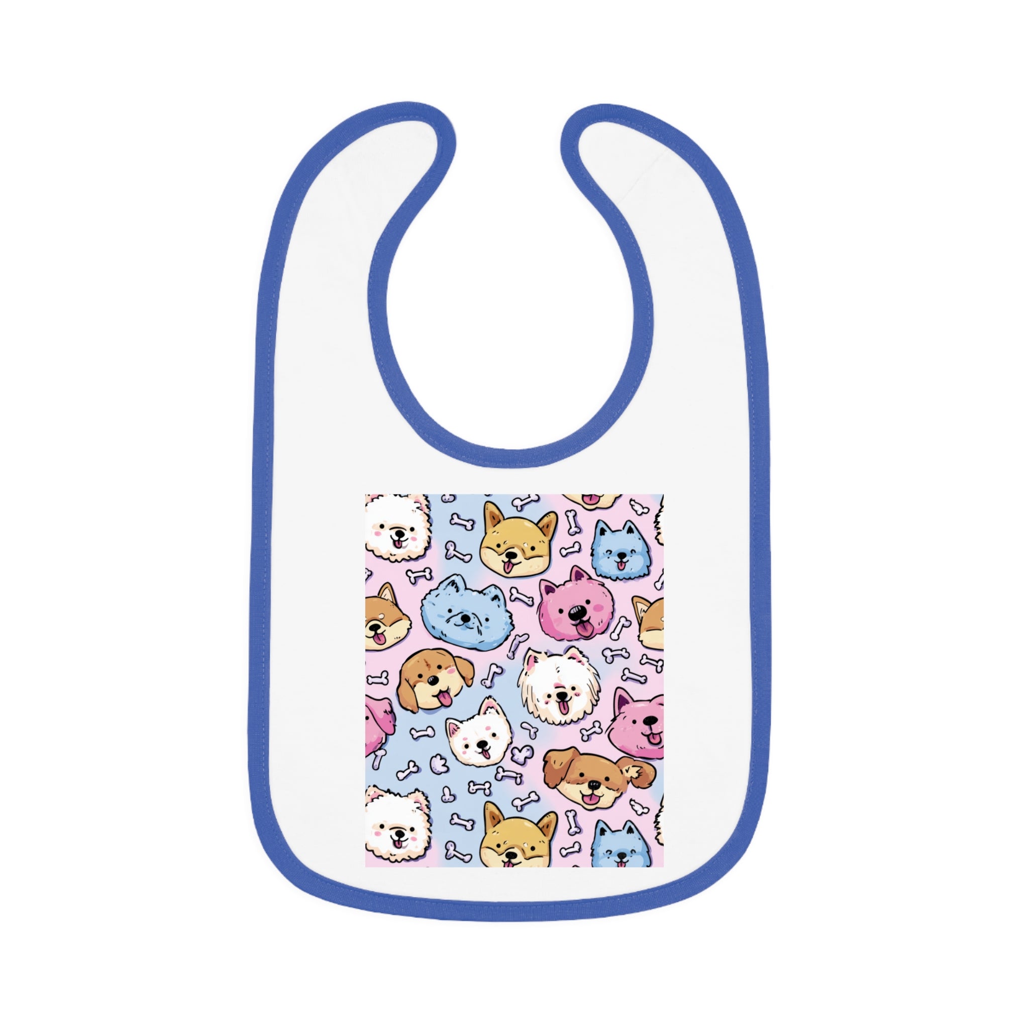 Cute Pet Pattern Baby Bib, Dog and Cat Design, Ideal Baby Shower Gift, Toddler Feeding Accessories, Fun Party Bibs