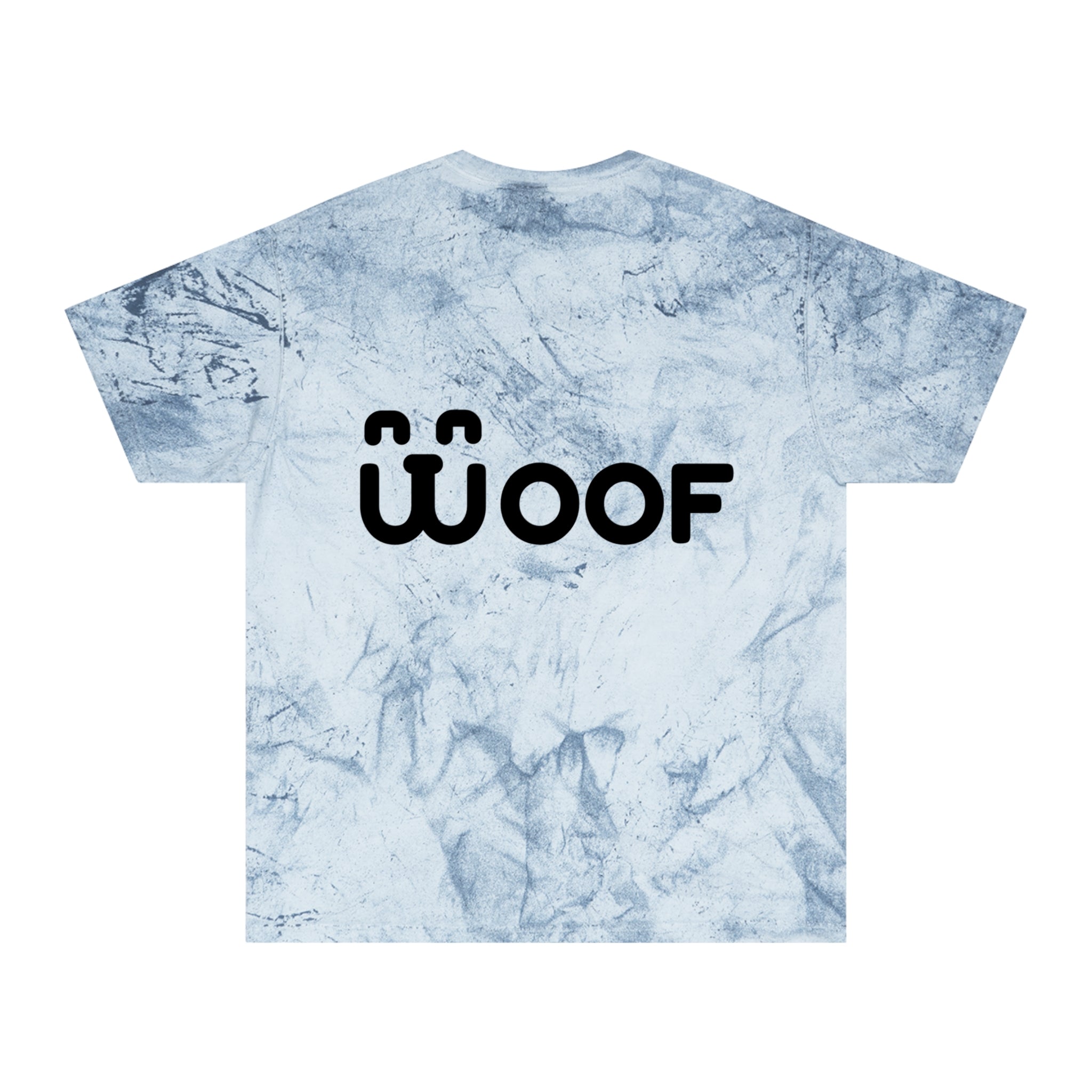 Unisex Color Blast Dog Lover T-Shirt | Woof Graphic Tee, Pet Owner Gift, Casual Wear, Summer Fashion, Animal Lover Shirt
