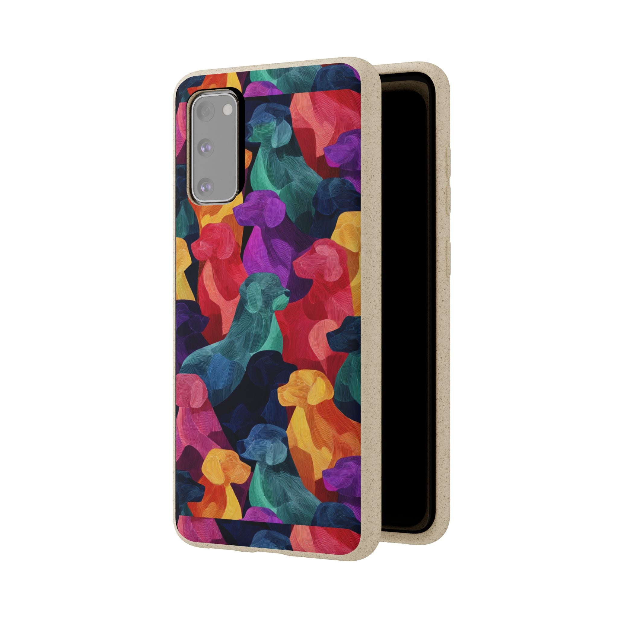 Colorful Dog-Themed Biodegradable Phone Cases, Eco-friendly Gifts for Pet Lovers, Sustainable Accessories for Everyday Use, Dog Lover [...]