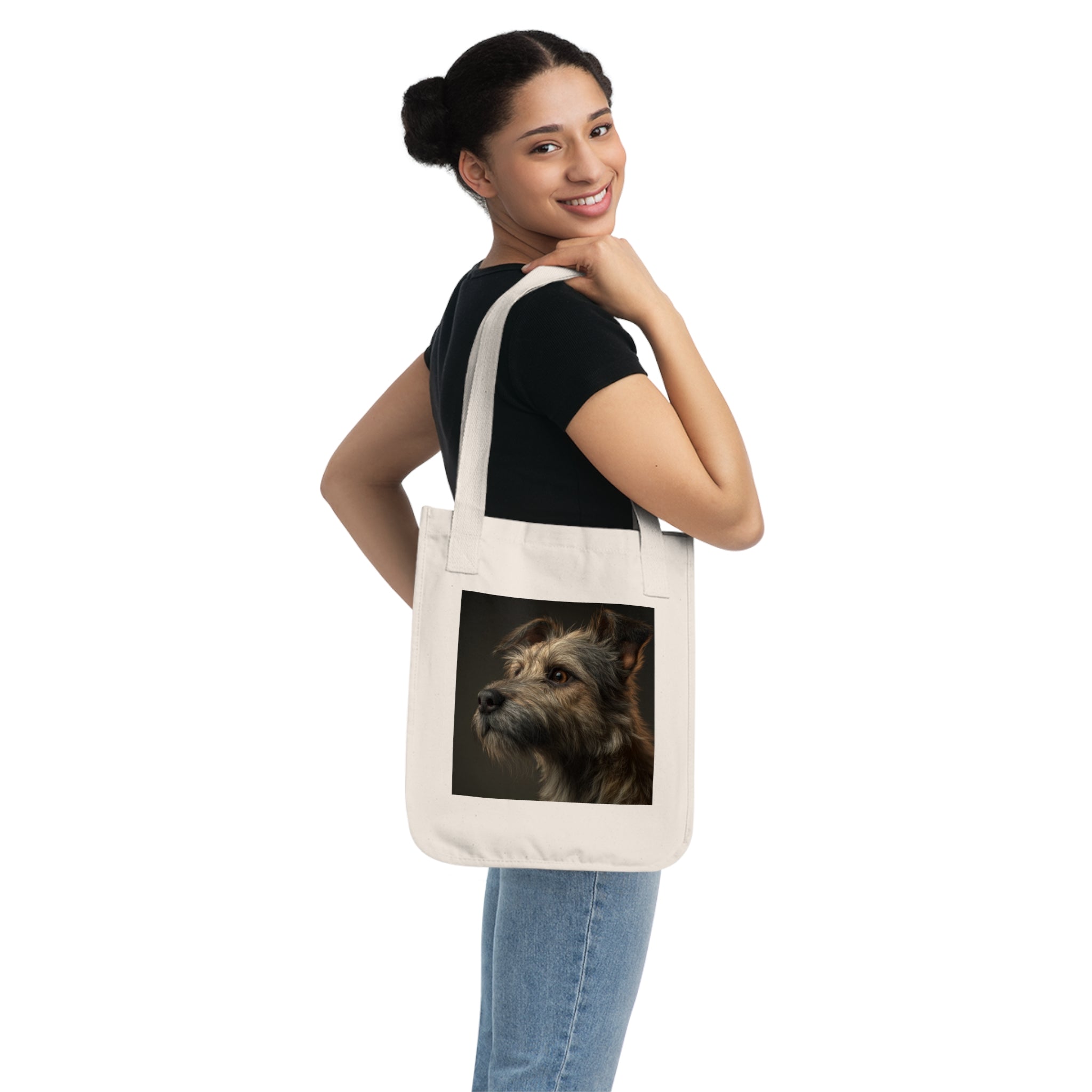 Organic Canvas Tote Bag with Dog Portrait, Eco-Friendly Pet Lover Gift, Dog Mom Tote, Reusable Shopping Bag, Dog Themed Accessories, [...]