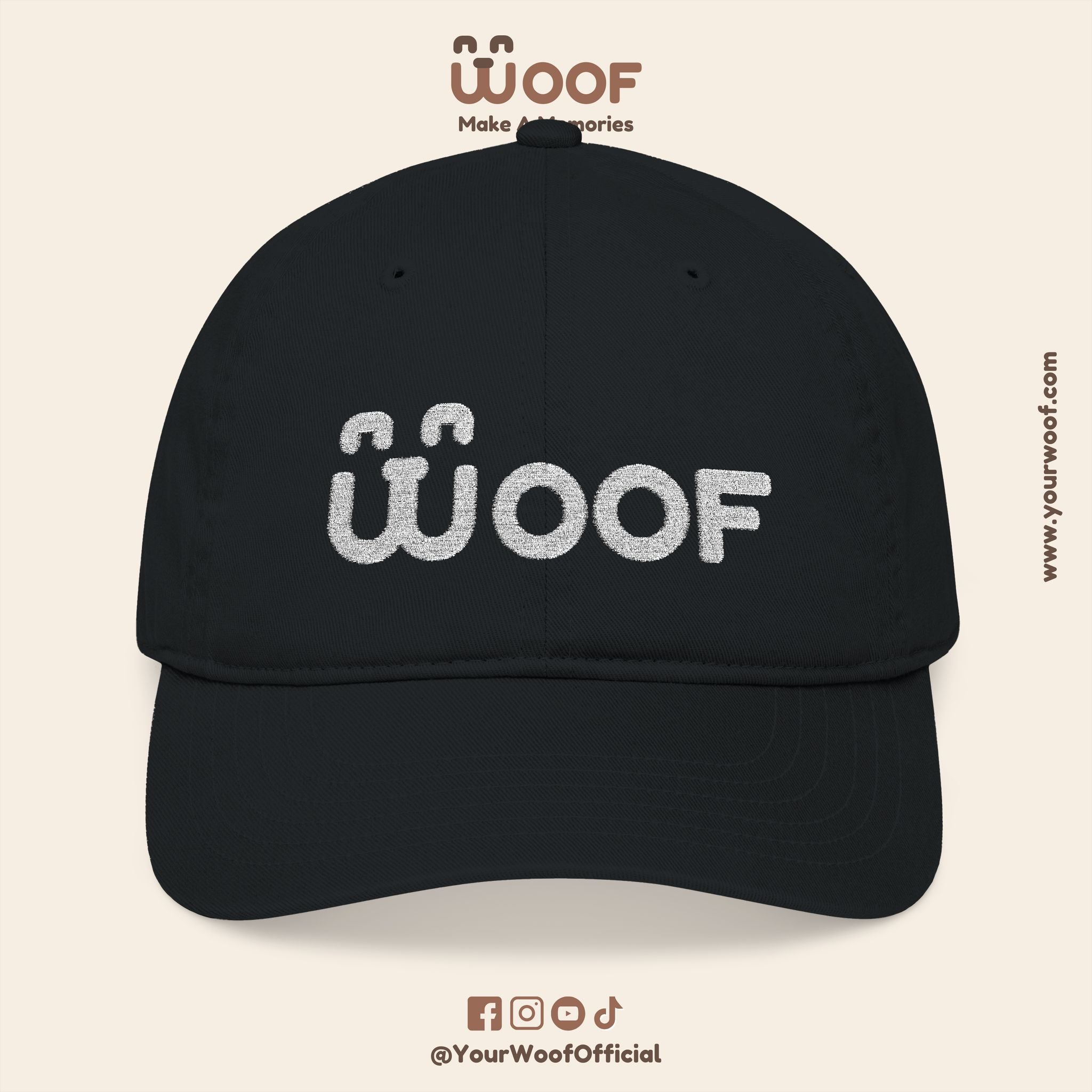Organic Pet Lover Baseball Cap, Dog Lover Gift, Embroidered Cap, Casual Hat, Eco-Friendly Accessory, Dog Mom/Dad Cap
