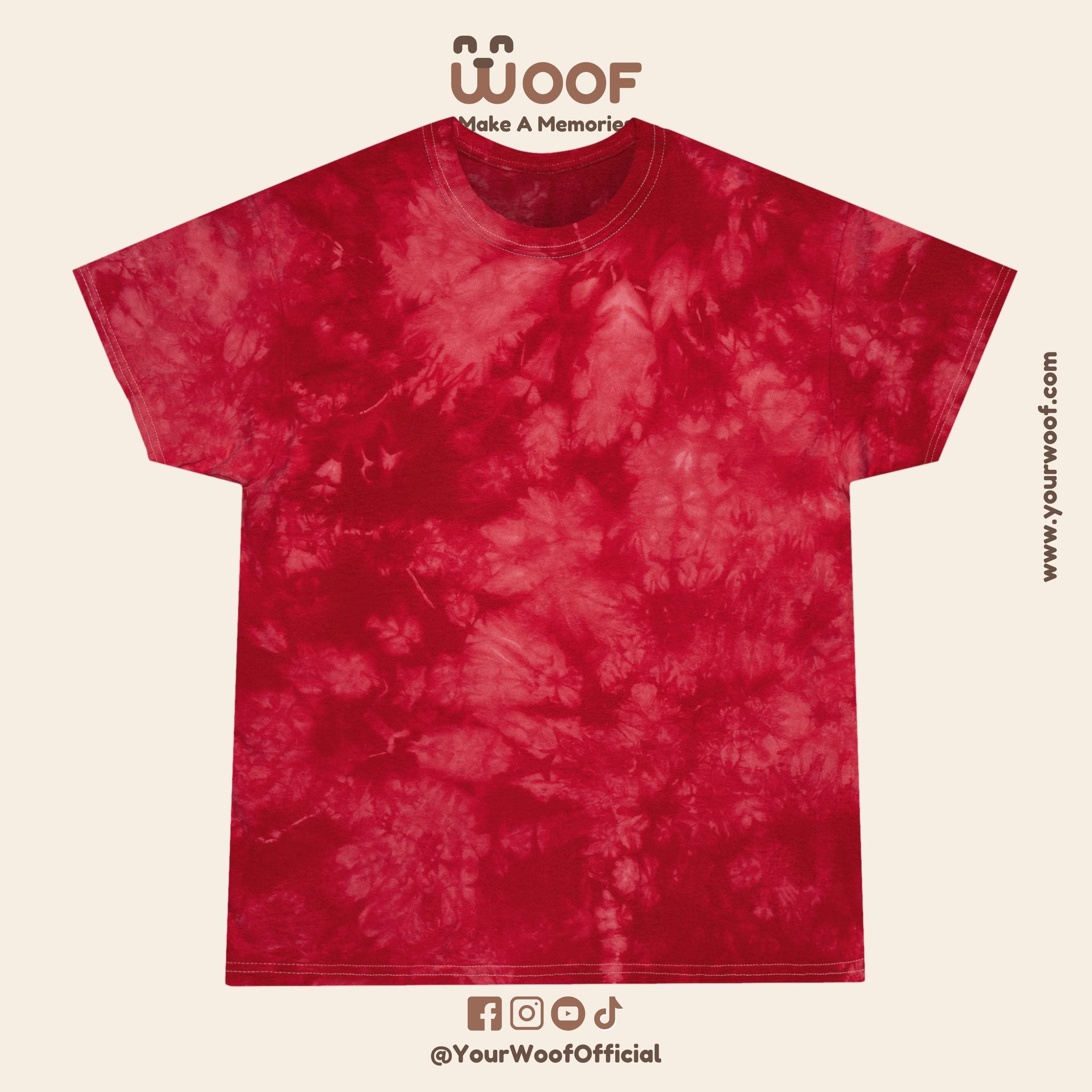 Cool Tie-Dye Tee with Doge Boss Design, Perfect Gift for Dog Lovers, Trendy T-Shirt, Unique Style for Casual Outings, Fun Pet-Themed Apparel