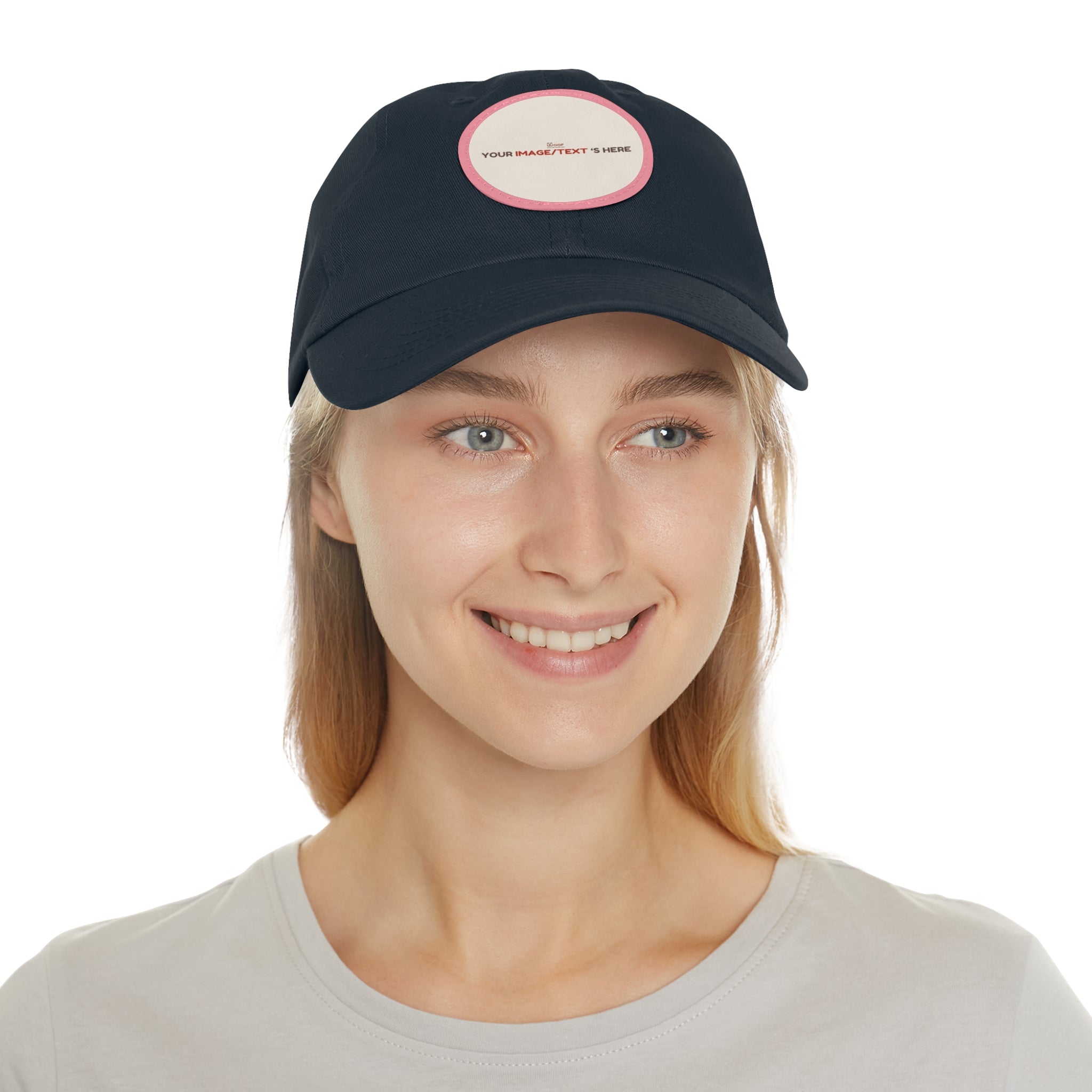 Stylish Dad Hat with Custom Leather Patch, Gifts for Dad, Casual Cap, Vintage Style Hat, Father's Day Accessories, Personalized Headwear