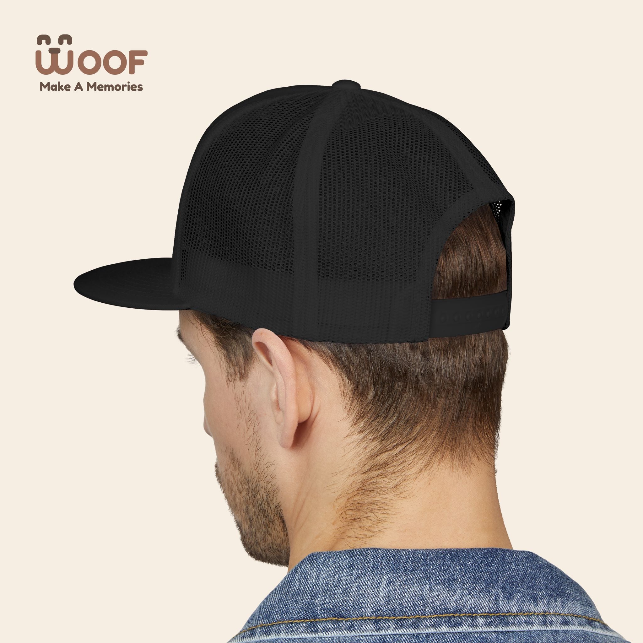 Stylish 5 Panel Trucker Cap – Custom Embroidered Hat, Perfect for Outdoor Adventures, Casual Wear, Summer Festivals, Gift Idea