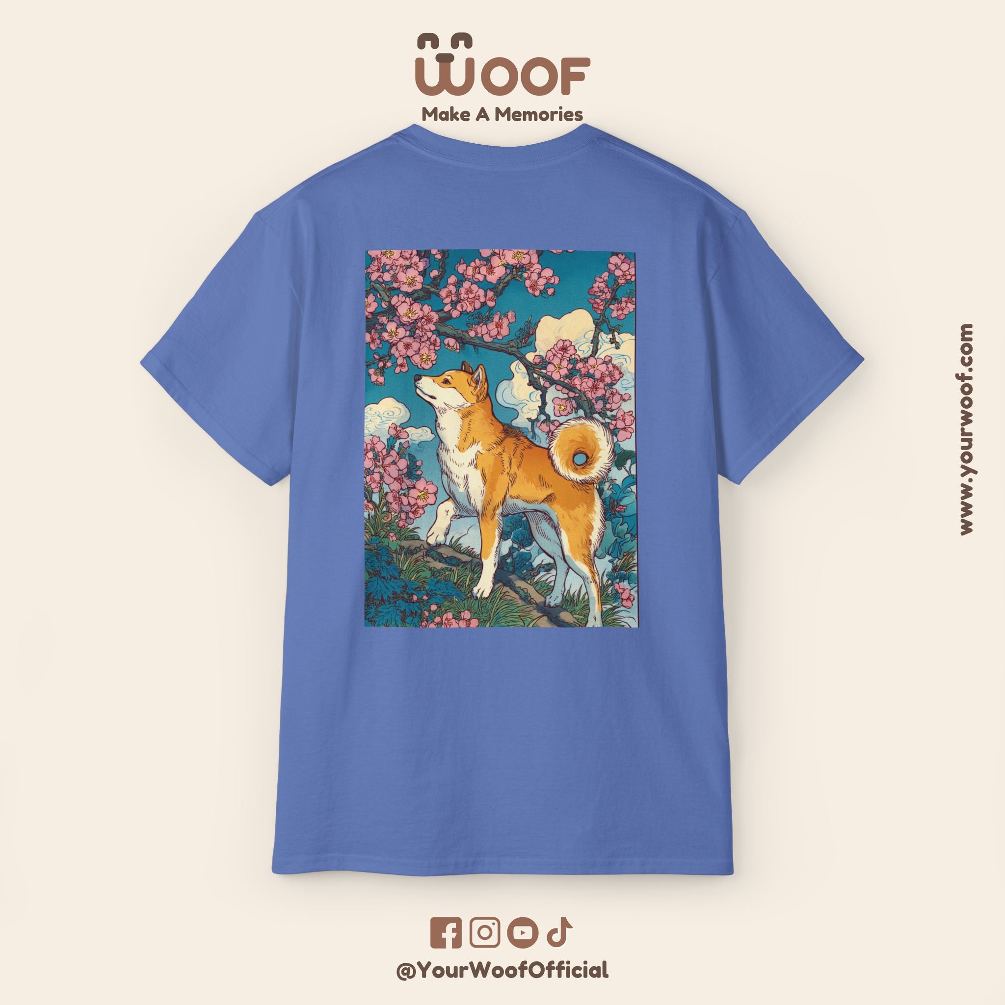 Floral Dog Art Tee, Unisex Tee, Pet Lover Shirt, Eco-Friendly Fashion, Gift for Dog Owners, Dog Mom Gift