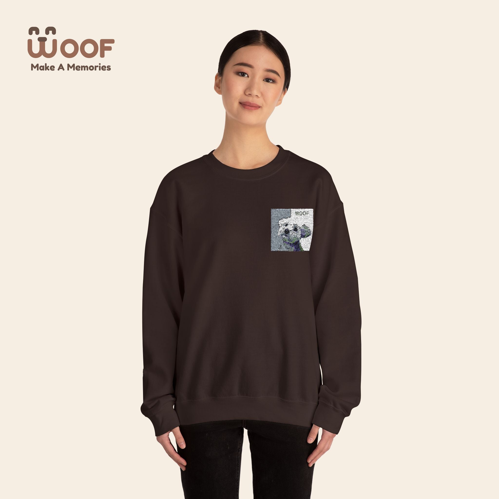 Cozy Dog Lover Crewneck Sweatshirt - Perfect Gift for Animal Lovers