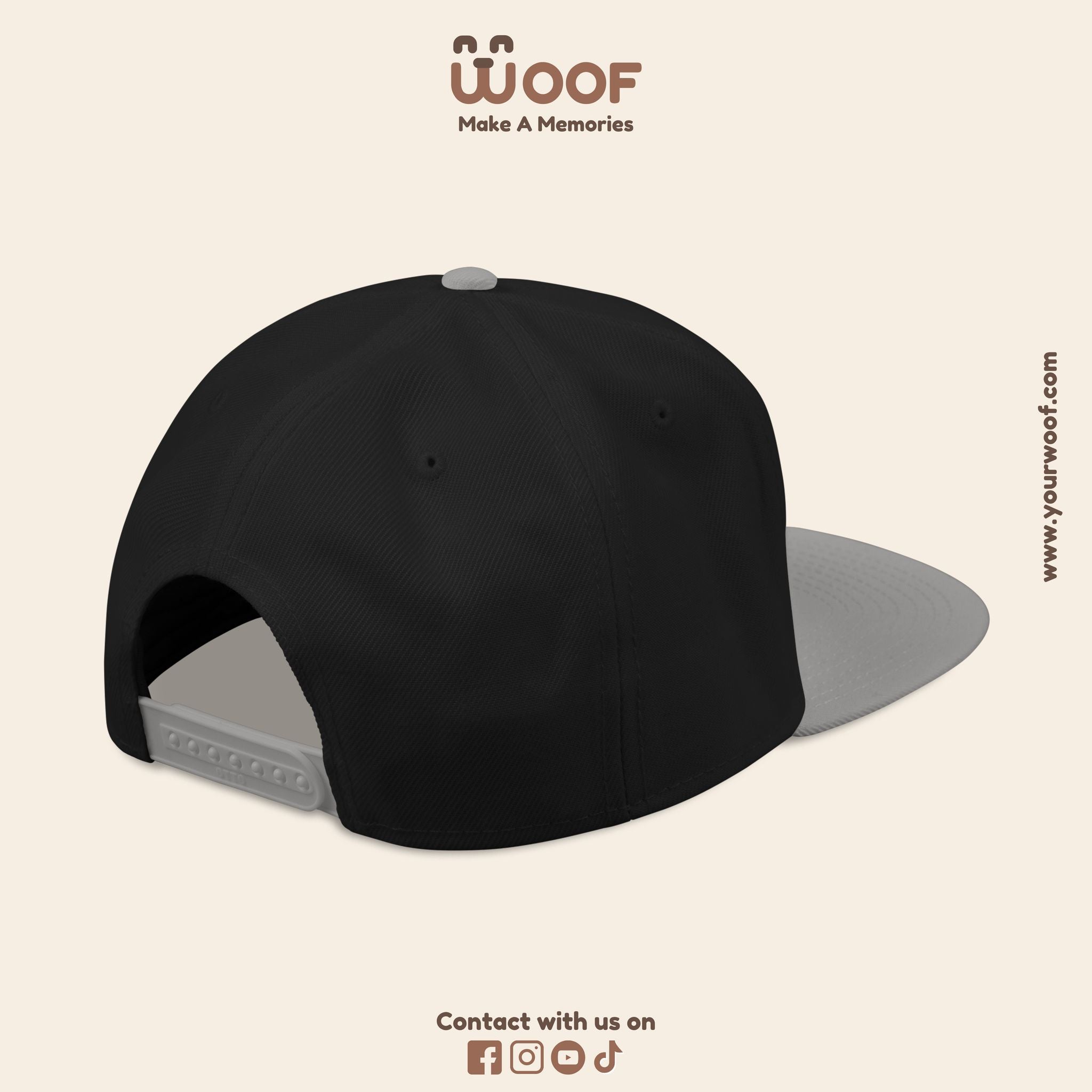 Custom Embroidered Snapback Hat, Personalized Cap, Unique Gifts, Dad Hat, Fashion Accessory, Customized Headwear