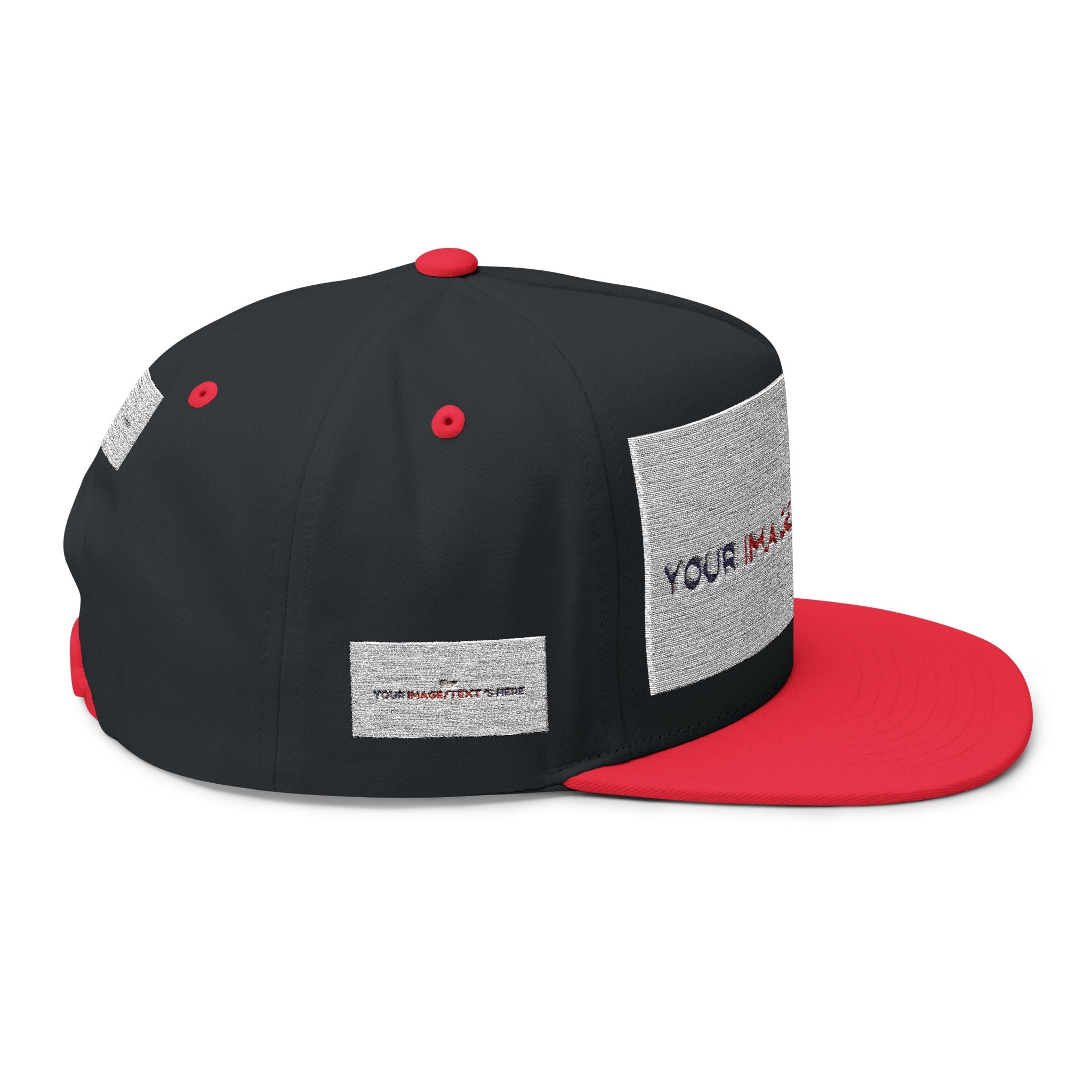 Custom Embroidered Flat Bill Cap | Personalize Your Style | Perfect Gift for Holidays, Sports, and Events | Stylish Headwear