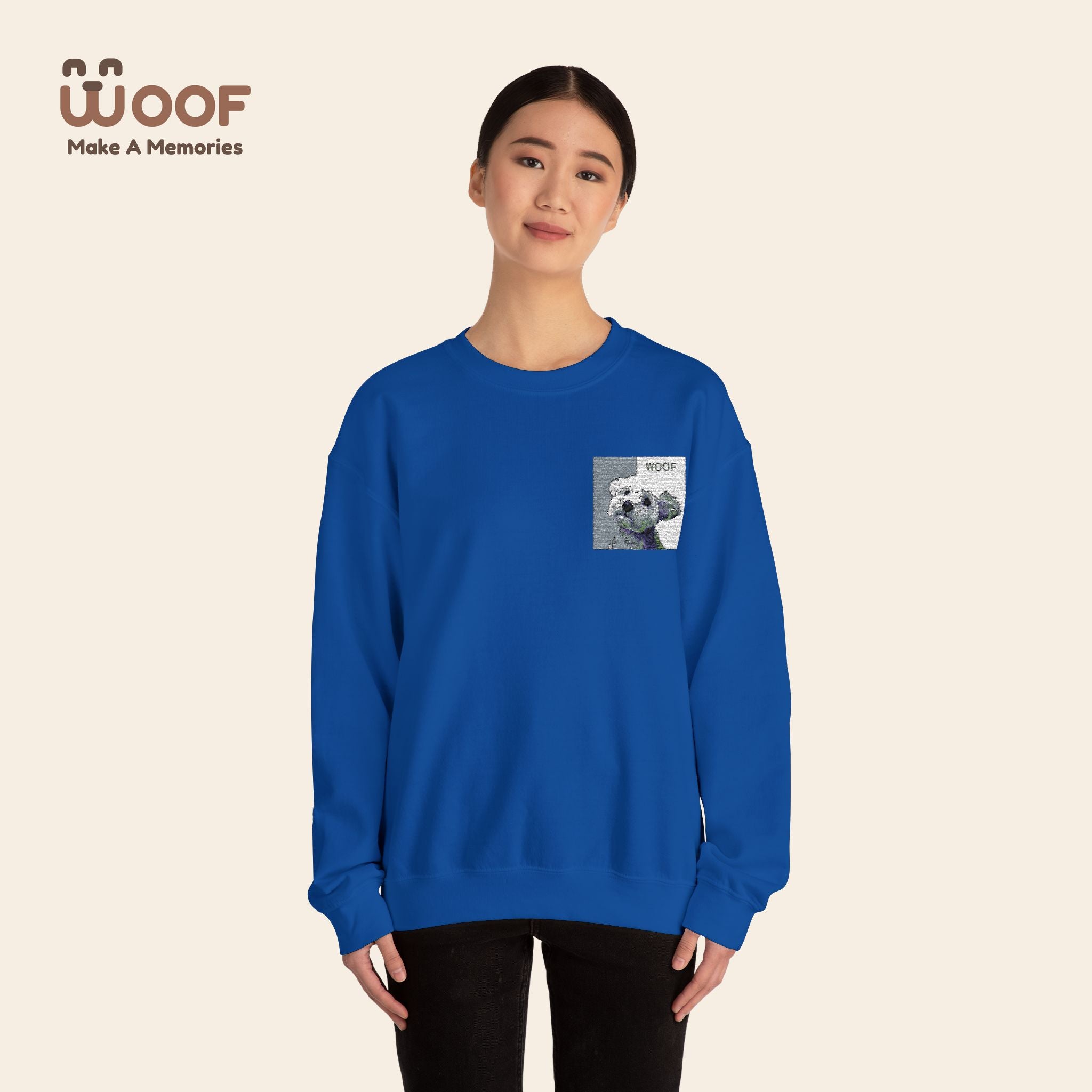Cozy Dog Lover Crewneck Sweatshirt - Perfect Gift for Animal Lovers