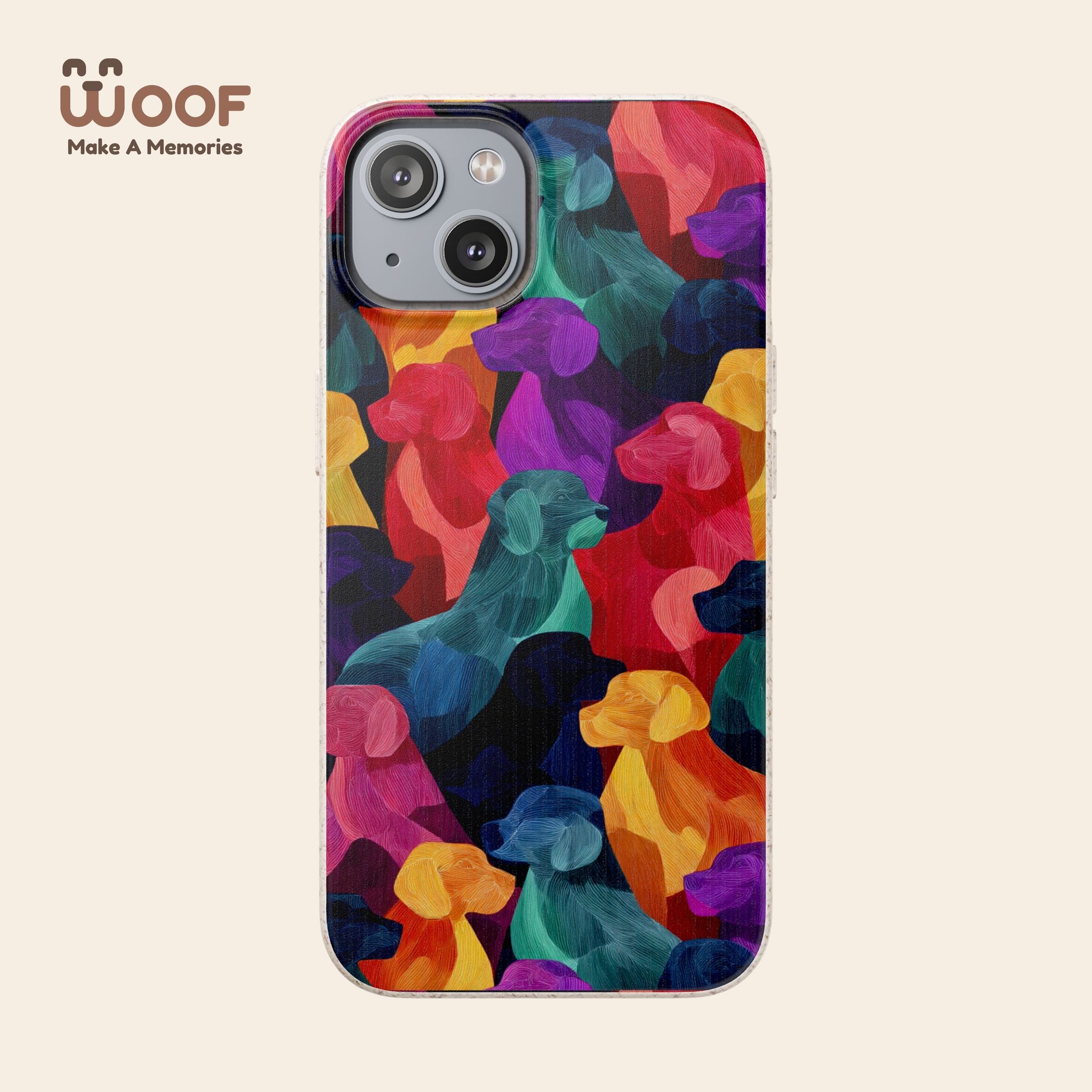 Colorful Dog-Themed Biodegradable Phone Cases, Eco-friendly Gifts for Pet Lovers, Sustainable Accessories for Everyday Use, Dog Lover [...]