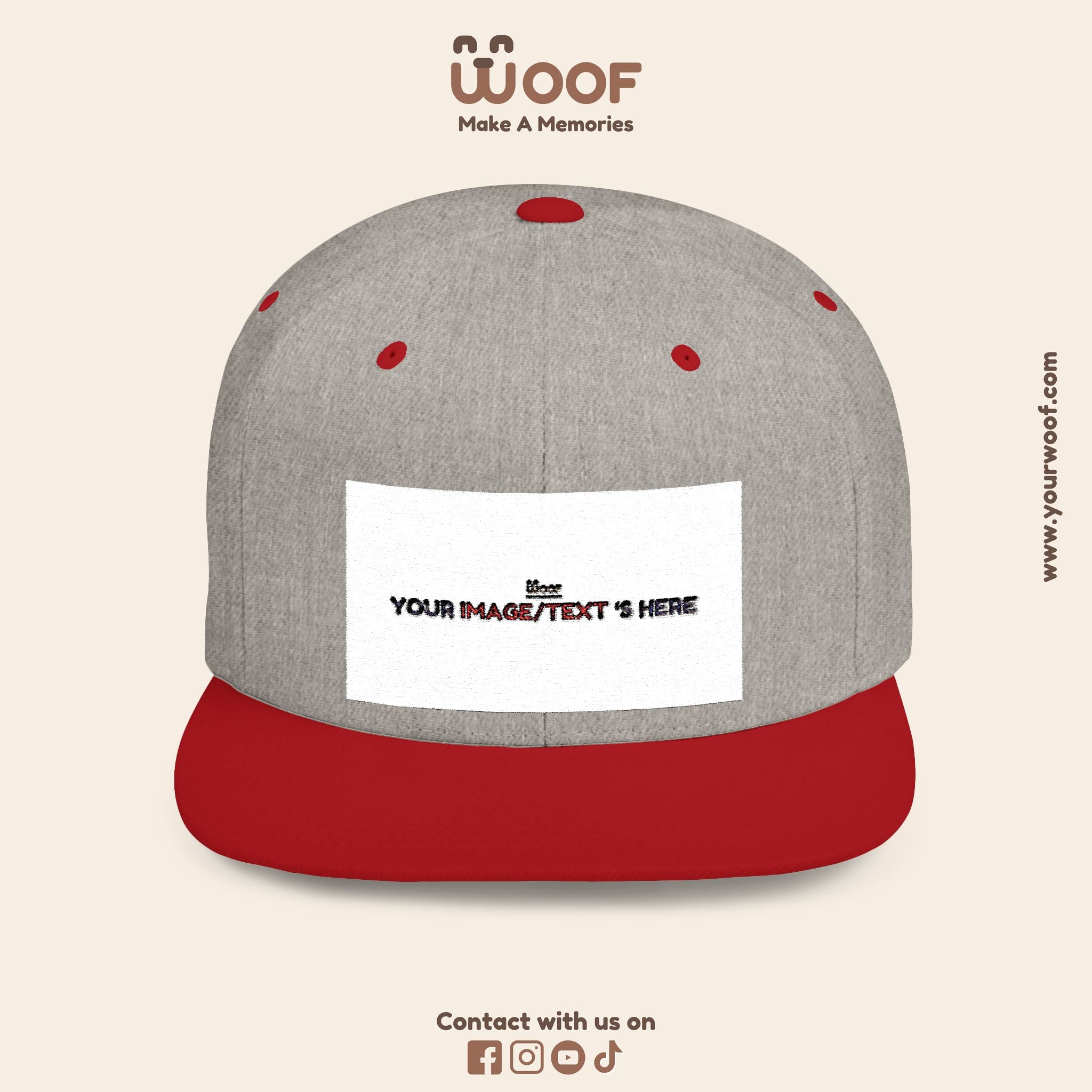 Stylish Flat Bill Snapback Hat, Custom Cap, Trendy Streetwear, Gift for Him/Her, Perfect for Events & Fashion Lovers