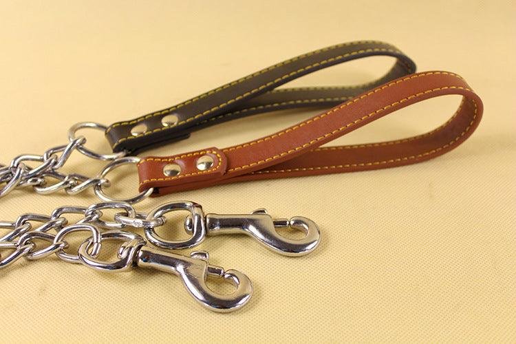Durable Dog Leash With Anti-Bite Chain - Secure And Stylish Walks For Your Pup! - Image 4
