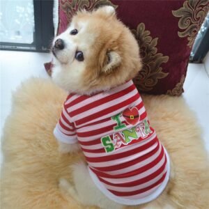 Festive Furry Border Christmas Dog Dress - Festive Furry Border