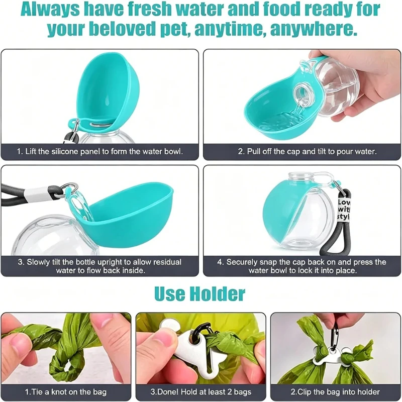 The Signature Travel Hydration Vessel for Sophisticated Pets - photo 4