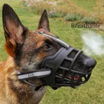 Soft Silicone Dog Muzzle - Breathable Basket