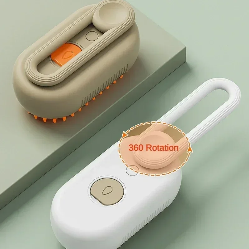1~2pcs Steam Pet Brush 3 In 1 2