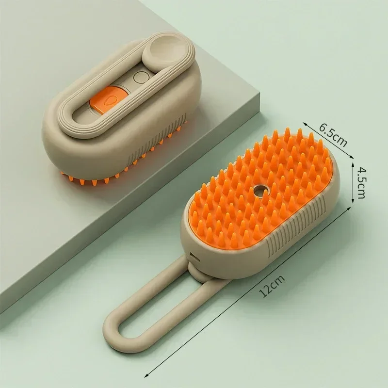 1~2pcs Steam Pet Brush 3 In 1 5
