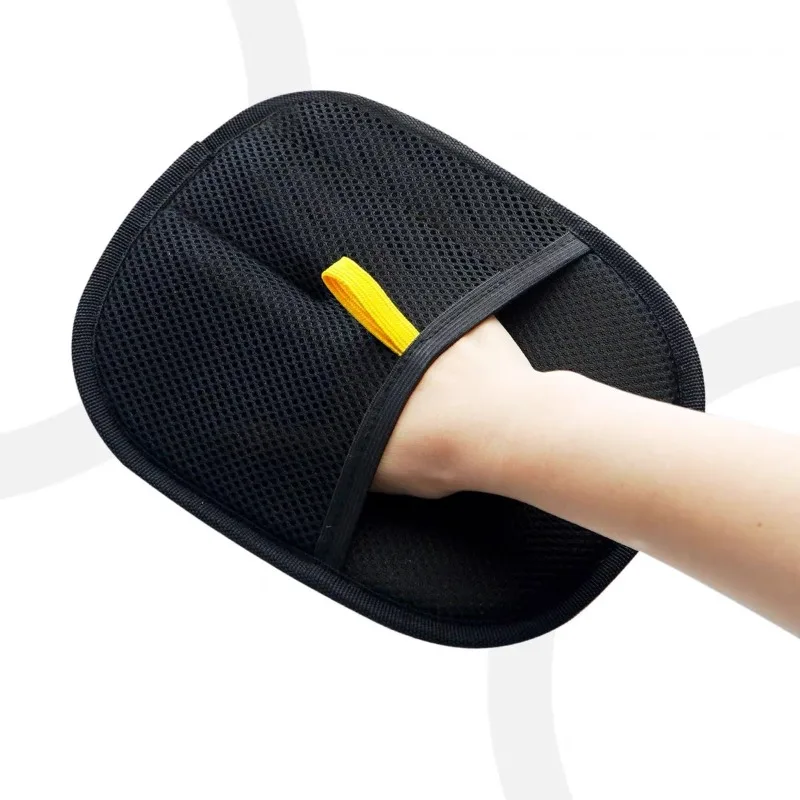 Pet Grooming Gloves Pet Hair Remover Brush Kitten Cleaning Glove Removing Dog - photo 5