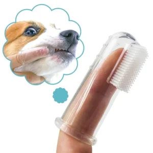 Super Soft Pet Finger Toothbrush Teddy Dog Brush Bad Breath Tartar Teeth Care Tool Dog Cat Cleaning