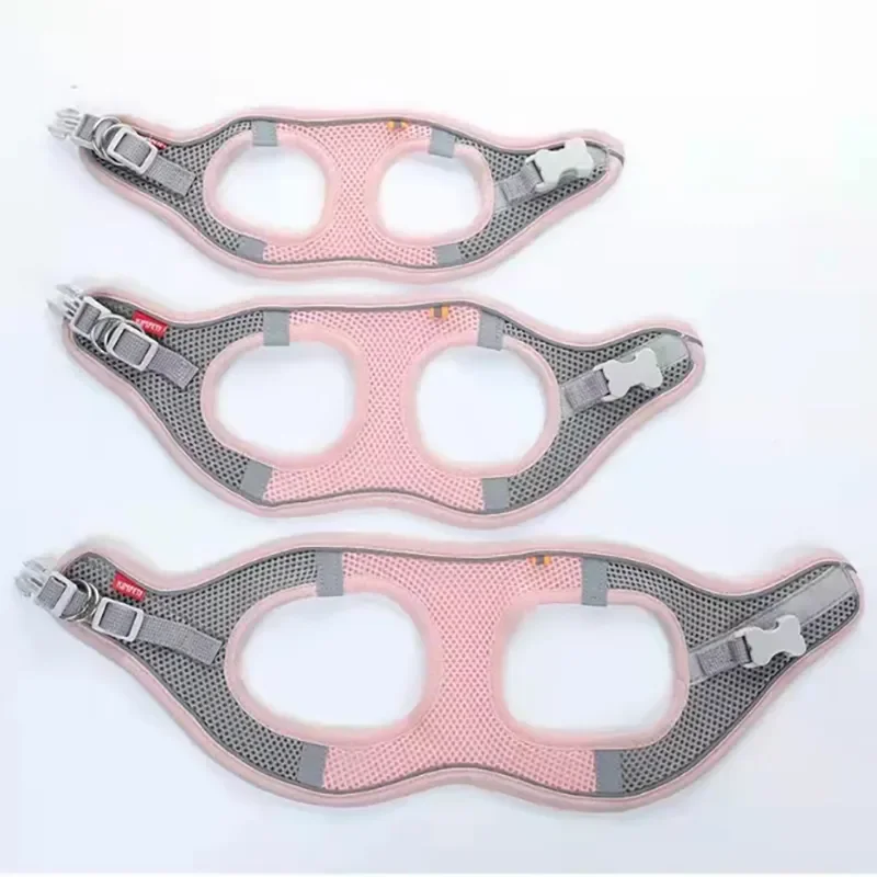 Cat Dog Harness Vest Chest Rope Set Reflective Breathable Adjustable Pet Harness - photo 4
