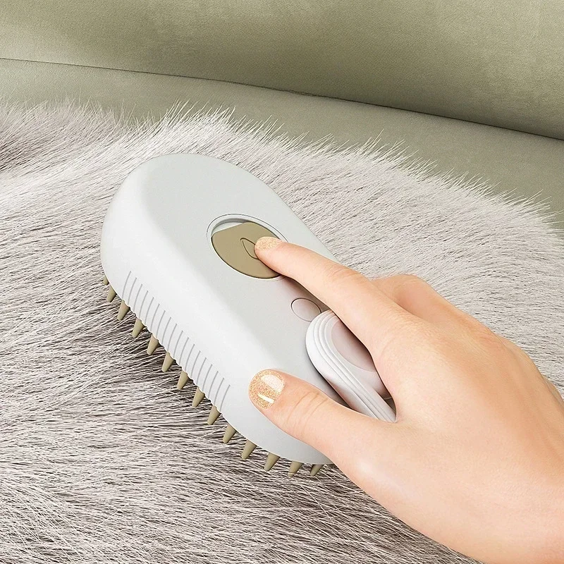 1~2pcs Steam Pet Brush 3 In 1 4