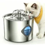 Pristine Stainless Steel Pet Water Fountain