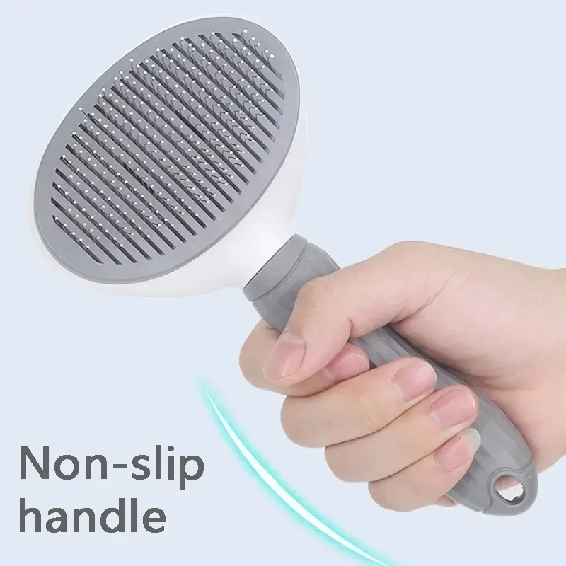 Pet Dog Brush Cat Comb Self Cleaning Pet Hair Remover Brush For - photo 3