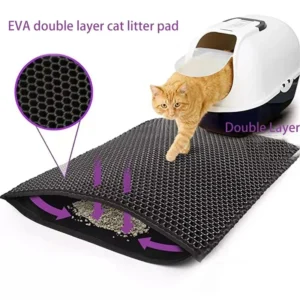 Cat Litter Mat With Gift Double Layer Waterproof - Cat Litter Mat